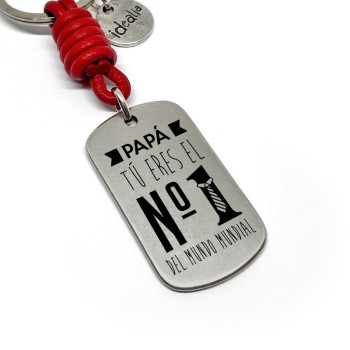 Llavero Papa Tu Eres El Nº1 Del Mundo Mundial - Idealia® Regalos Personalizados