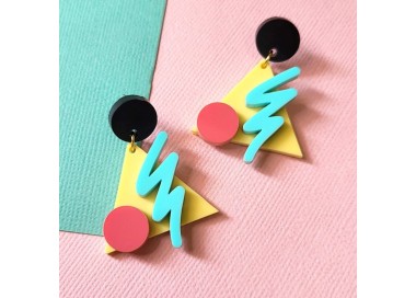 Pendientes Pop Amarillo