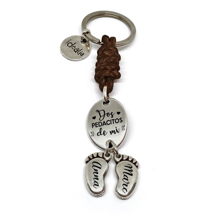 Llavero Pies - Idealia® Regalos Personalizados