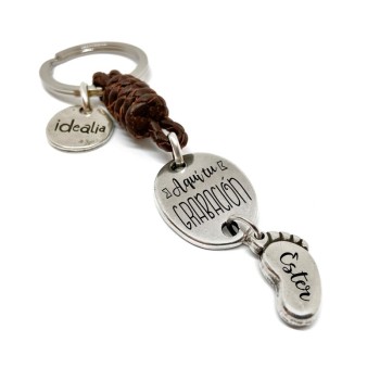 Llavero Pies - Idealia® Regalos Personalizados