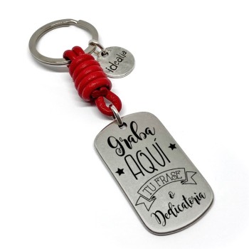 Llavero Cuero Grueso - Idealia® Regalos Personalizados