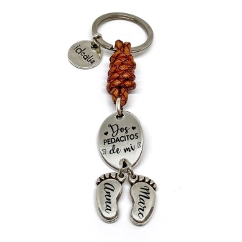 Llavero Pies - Idealia® Regalos Personalizados