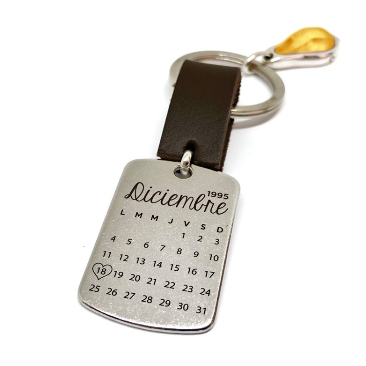 Llavero Plano Calendario - Idealia® Regalos Personalizados