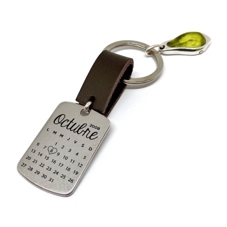 Llavero Plano Calendario - Idealia® Regalos Personalizados