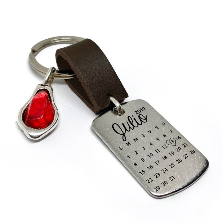 Llavero Plano Calendario - Idealia® Regalos Personalizados