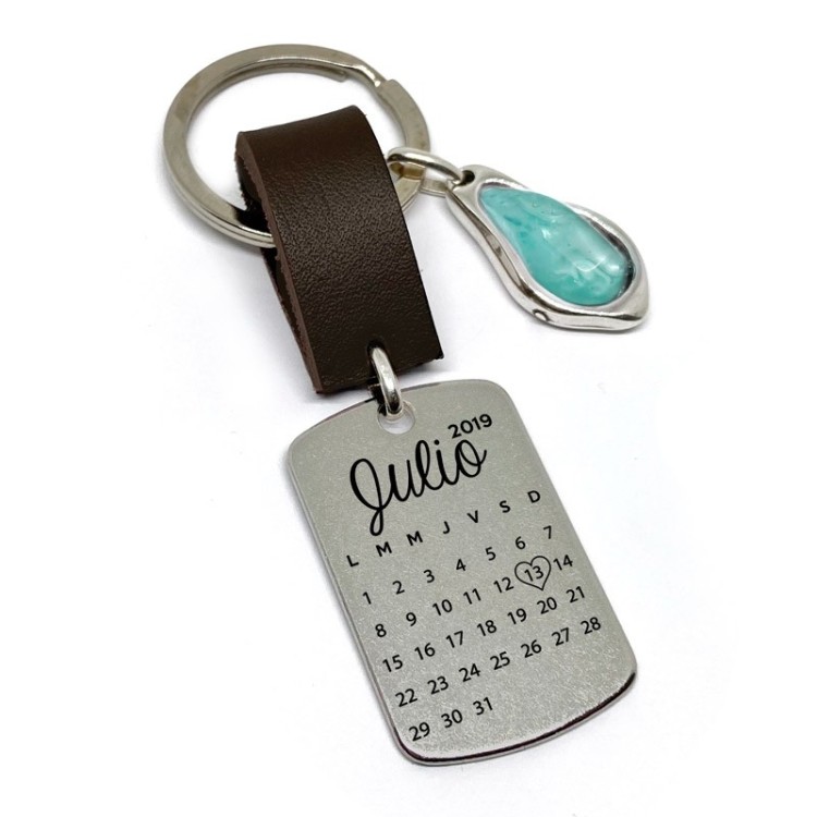 Llavero Plano Calendario - Idealia® Regalos Personalizados