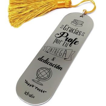 Marca Páginas Entrega y dedicación Pompón - Idealia® Regalos Personalizados