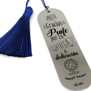 Marca Páginas Entrega y dedicación Pompón - Idealia® Regalos Personalizados