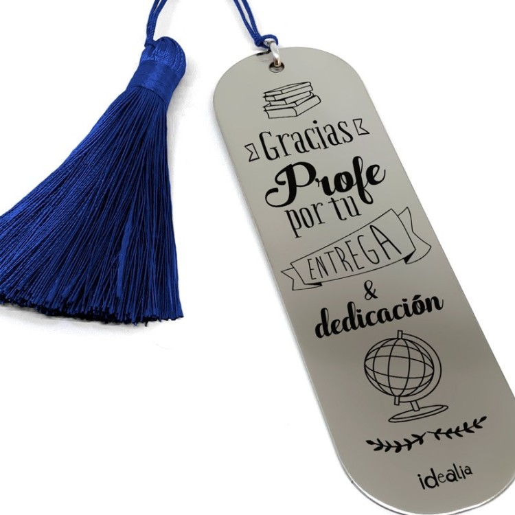 Marca Páginas Entrega y dedicación Pompón - Idealia® Regalos Personalizados