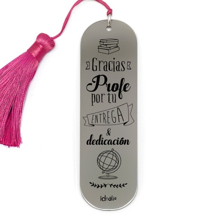 Marca Páginas Entrega y dedicación Pompón - Idealia® Regalos Personalizados