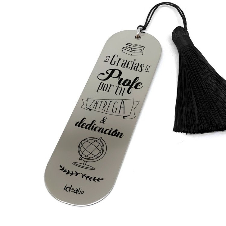 Marca Páginas Entrega y dedicación Pompón - Idealia® Regalos Personalizados