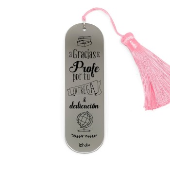 Marca Páginas Entrega y dedicación Pompón - Idealia® Regalos Personalizados