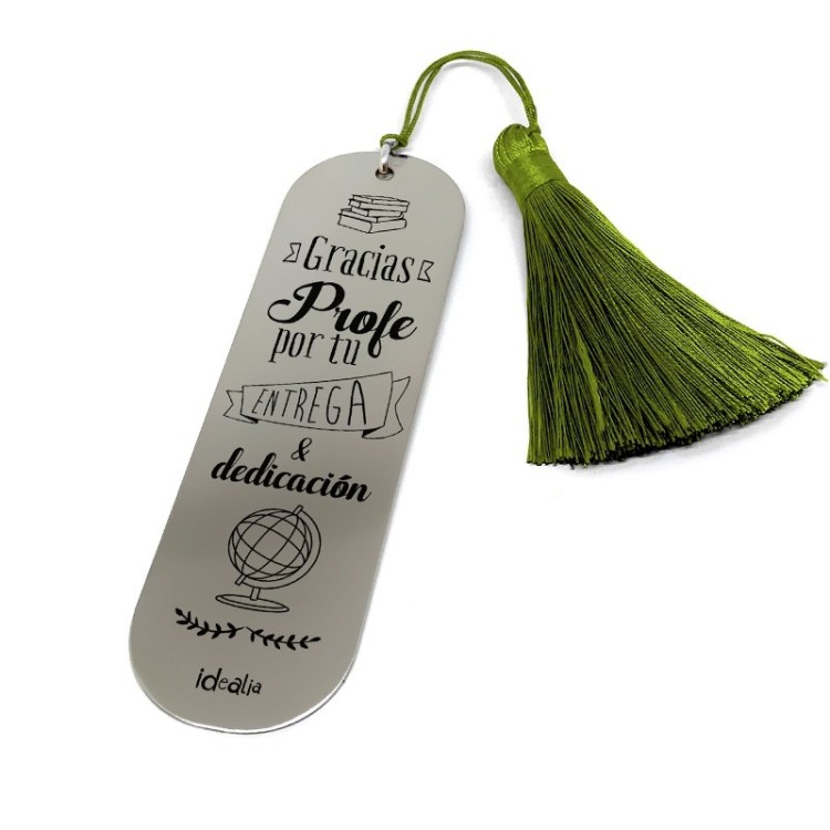 Marca Páginas Entrega y dedicación Pompón - Idealia® Regalos Personalizados