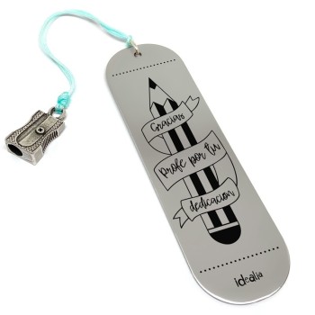 Marca Páginas Gracias Profe Sacapuntas - Idealia® Regalos Personalizados