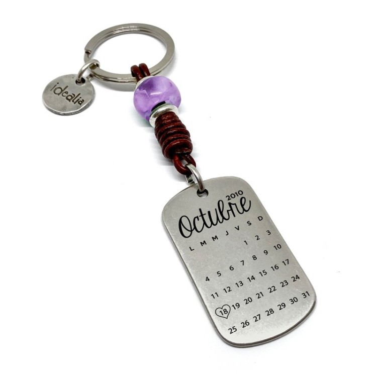 Llavero Color Calendario - Idealia® Regalos Personalizados