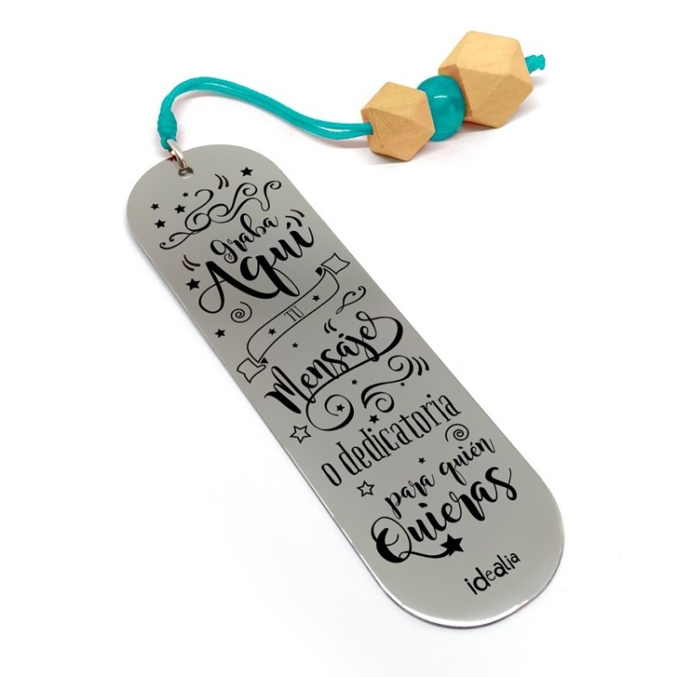 Marca Páginas Madera personalizado - Idealia® Regalos Personalizados