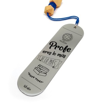 Marca Páginas Profe Eres lo Más Madera - Idealia® Regalos Personalizados