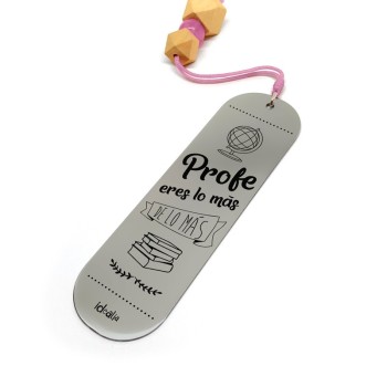 Marca Páginas Profe Eres lo Más Madera - Idealia® Regalos Personalizados