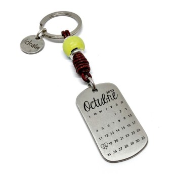Llavero Color Calendario - Idealia® Regalos Personalizados