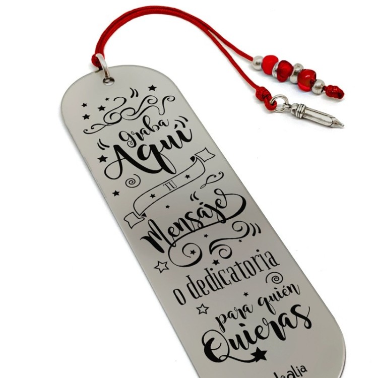 Marca Páginas Colgantes personalizado - Idealia® Regalos Personalizados