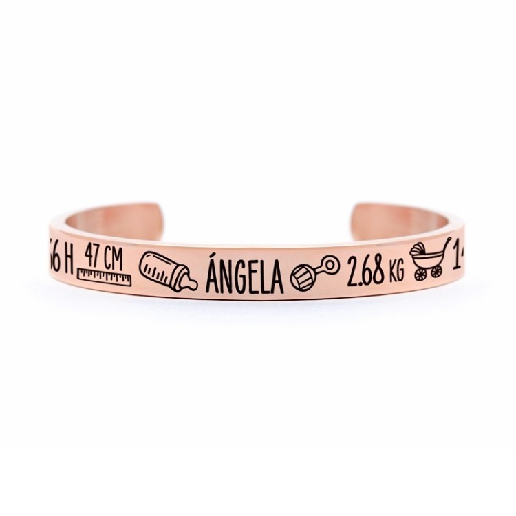 Brazalete Ancho Natalicio - Idealia® Regalos Personalizados