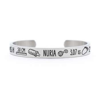 Brazalete Ancho Natalicio - Idealia® Regalos Personalizados