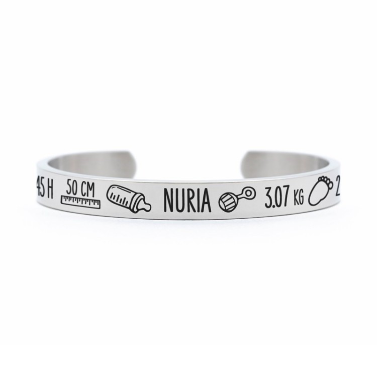 Brazalete Ancho Natalicio - Idealia® Regalos Personalizados