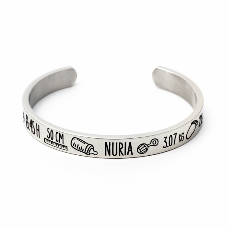 Brazalete Ancho Natalicio - Idealia® Regalos Personalizados