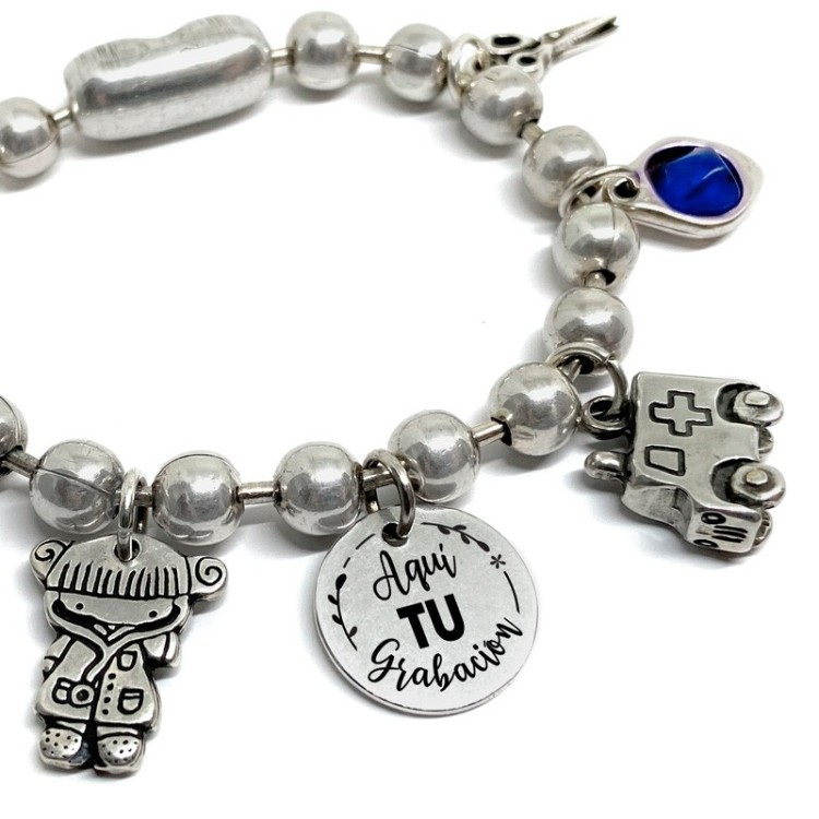 Pulsera Bolas Sanitarios - Idealia® Regalos Personalizados