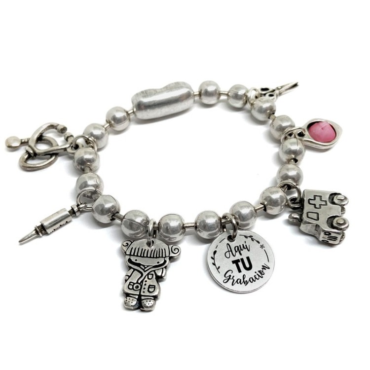 Pulsera Bolas Sanitarios - Idealia® Regalos Personalizados