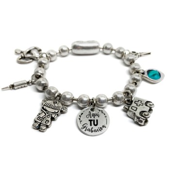 Pulsera Bolas Sanitarios - Idealia® Regalos Personalizados