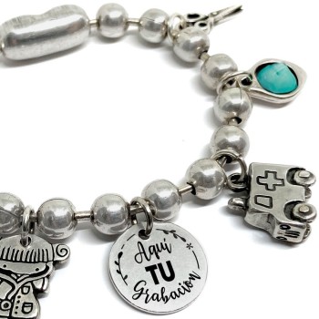 Pulsera Bolas Sanitarios - Idealia® Regalos Personalizados