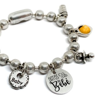 Pulsera Bolas Bebés - Idealia® Regalos Personalizados