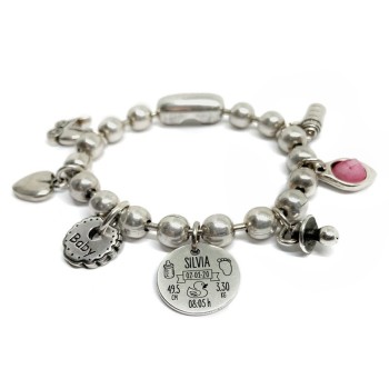 Pulsera Bolas Bebés - Idealia® Regalos Personalizados