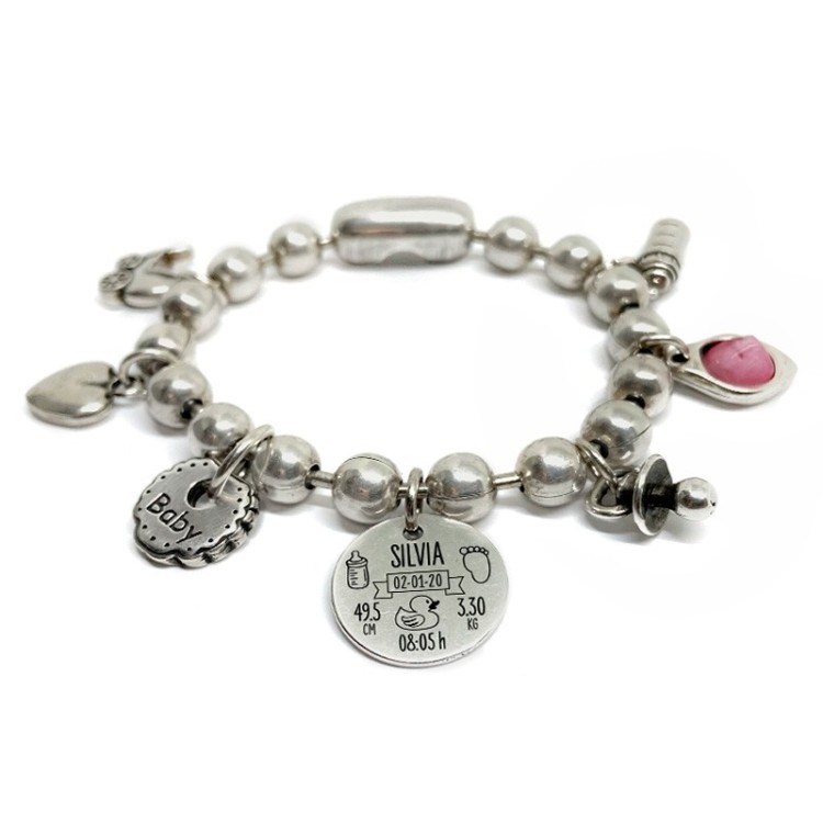 Pulsera Bolas Bebés - Idealia® Regalos Personalizados