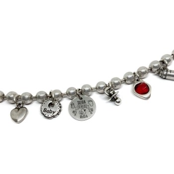 Pulsera Bolas Bebés - Idealia® Regalos Personalizados
