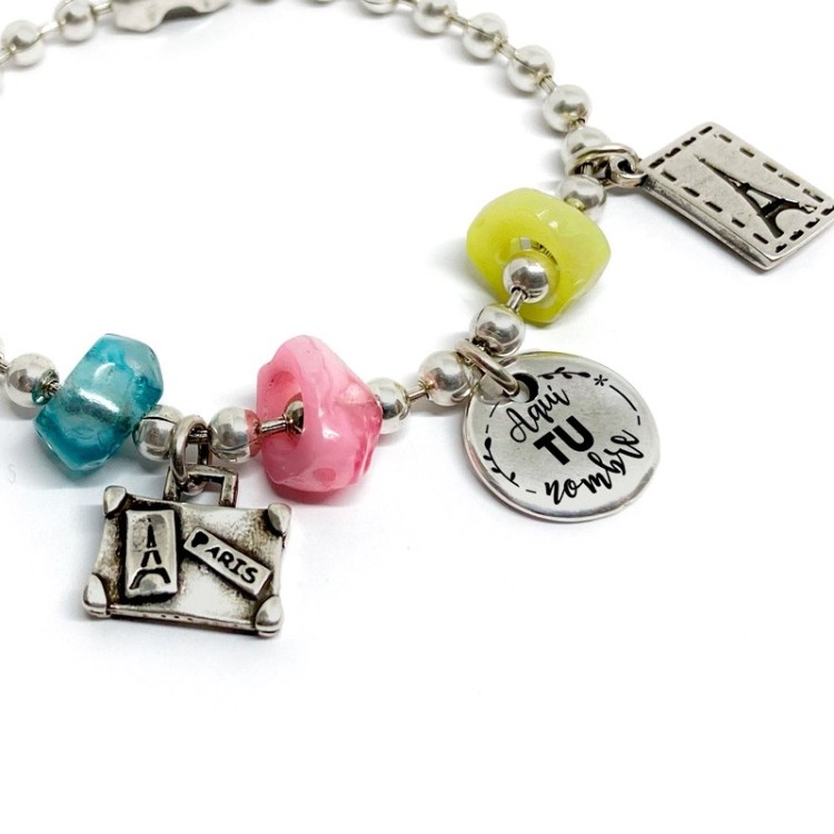 Pulsera Resinas Viajes - Idealia® Regalos Personalizados