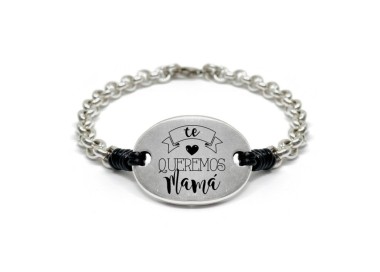 Pulsera Cadena Mamá - Idealia® Regalos Personalizados