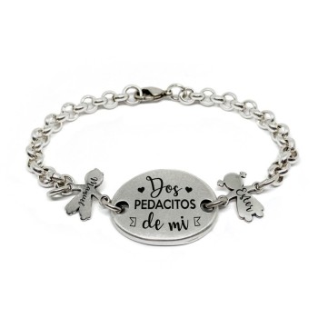 Pulsera Cadena Pedacitos - Idealia® Regalos Personalizados