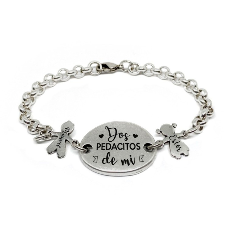 Pulsera Cadena Pedacitos - Idealia® Regalos Personalizados