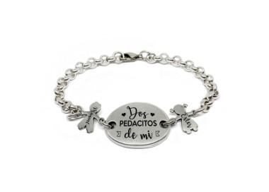 Pulsera Cadena Pedacitos - Idealia® Regalos Personalizados