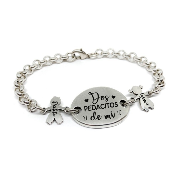 Pulsera Cadena Pedacitos - Idealia® Regalos Personalizados