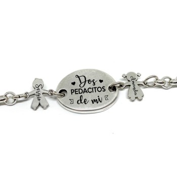 Pulsera Cadena Pedacitos - Idealia® Regalos Personalizados