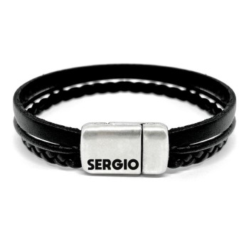 Pulsera Cueros Nombre - Idealia® Regalos Personalizados
