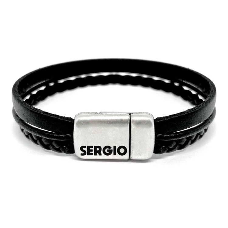 Pulsera Cueros Nombre - Idealia® Regalos Personalizados