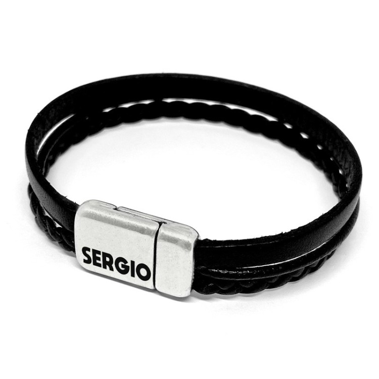 Pulsera Cueros Nombre - Idealia® Regalos Personalizados