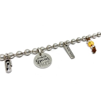 Pulsera Cadena Profes - Idealia® Regalos Personalizados