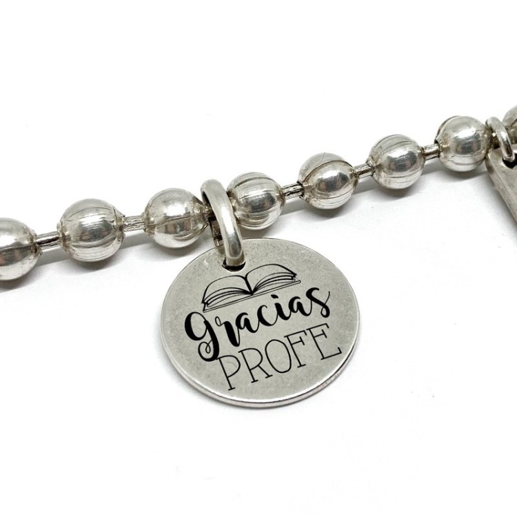 Pulsera Cadena Profes - Idealia® Regalos Personalizados