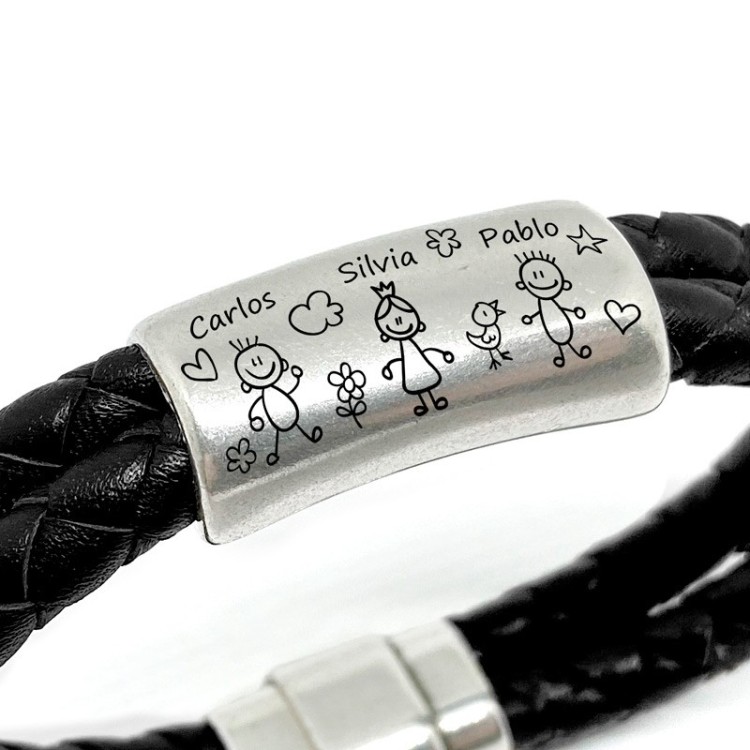 Pulsera Regaliz Familia - Idealia® Regalos Personalizados
