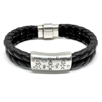 Pulsera Regaliz Familia - Idealia® Regalos Personalizados